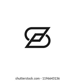 Abstract S initial letter logo design vector