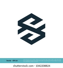 Abstract S Letter Icon Vector Logo Template Illustration Design. Vector EPS 10.