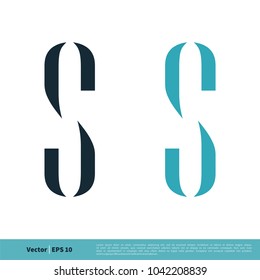 Abstract S Letter Icon Vector Logo Template Illustration Design. Vector EPS 10.