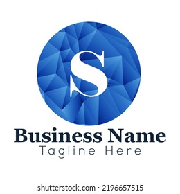 Abstract S letter modern initial lettermarks logo design
