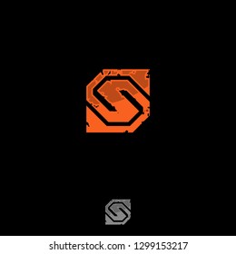 Abstract S letter vector. S logo gaming. S icon app. Vector illustration EPS.8 EPS.10