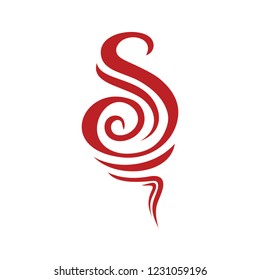 abstract S logo