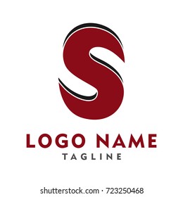 abstract s logo template