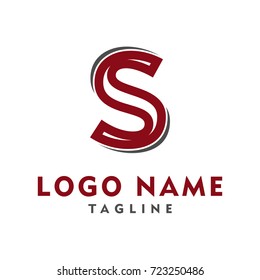 abstract s logo template