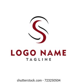 abstract s logo template