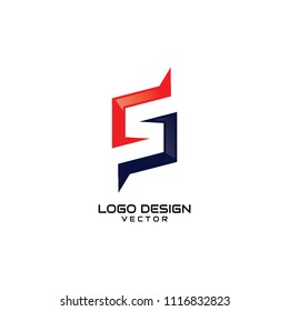 Abstract S Symbol Logo