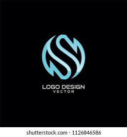 Abstract S Symbol Logo Template Vector