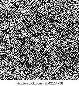 Abstract sackcloth background. Distressed knit. Grunge fabric. Seamless pattern. Graphics in black and white.