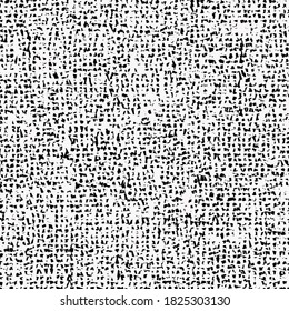Abstrakte Sacktuchtextur. Grosser Stoffhintergrund. Monochrome Grafiken.
