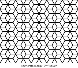 Abstract sacred geometry black and white hipster fashion pillow pattern
