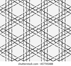 Abstract sacred geometry black and white hipster fashion pillow pattern