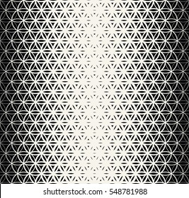 Abstract sacred geometry black and white gradient flower of life halftone  pattern