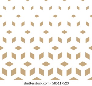 Abstract sacred geometry golden grid halftone cubes pattern