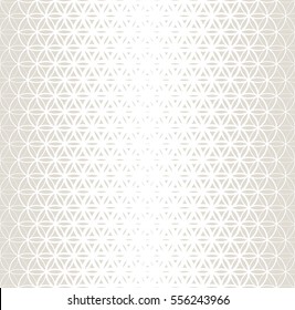 Abstract sacred geometry gray gradient flower of life halftone subtle  pattern