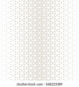 Abstract sacred geometry gray grid halftone cubes pattern