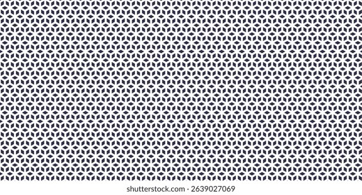 Abstract sacred geometry purple grid halftone cubes pattern. vector sacred