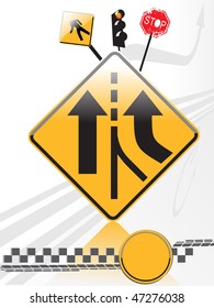 abstract safety symbol background