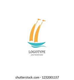 abstract sail logo
