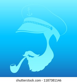 Abstract Sailor Silhouette Background