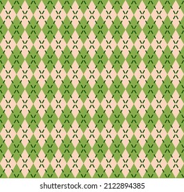 Abstract. Saint Patrick Day concept. pattern seamless background on green background. Vector.