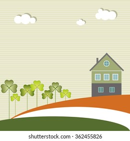 Abstract Saint Patrick's Day Background