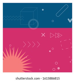 Abstract sale banner collection. Vector
Templates. Modern promotion square web banner for social media mobile apps