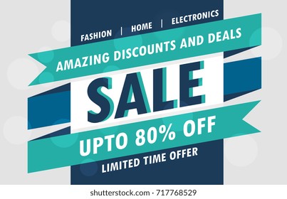abstract sale poster vector design template