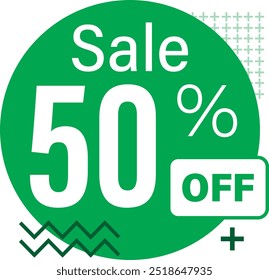Promotion de vente d'Abstrait, 50% Vente Offre spéciale Prix Découvrez nos abonnements de réduction sur Tag, Bannière, Icône, Signe, Label boost vente, Vente de dégagement