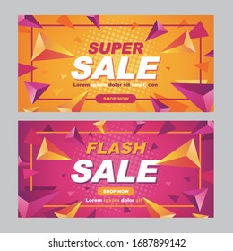 Abstract sale promotion banner , template Vector, poster Design.