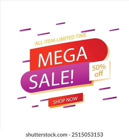 abstract sale promotion banner template