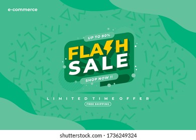 Abstract Sales Promotion Banner Web  Social Media, Online Shop Banner, Brochure Template Vector Eps 10