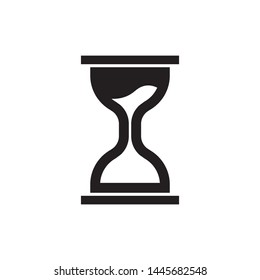 Abstract sand clock logo template vector icon design