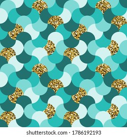 Abstract sand and sea waves beach inspired pattern. Vector seamless pattern design for textile, fashion, paper and wrapping. 