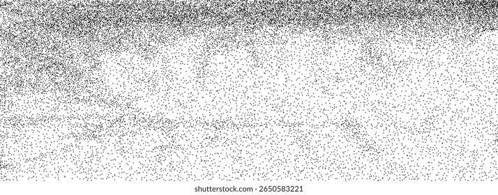 Textura de grãos arenosos abstratos. Fundo de ruído de grão pontilhado. Sobreposição de partículas de poeira angustiada. Fundo de areia pontilhada grunge. Grange manchas, manchas, grânulos imprimir papel de parede. Textura de trabalho de ponto vetorial