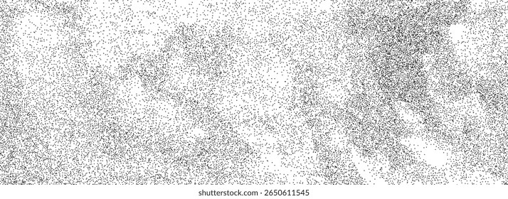 Textura de grãos arenosos abstratos. Fundo de ruído de grão pontilhado. Sobreposição de partículas de poeira angustiada. Fundo de areia pontilhada grunge. Pedra manchas, manchas, granulado impressão papel de parede. Textura de trabalho de ponto vetorial