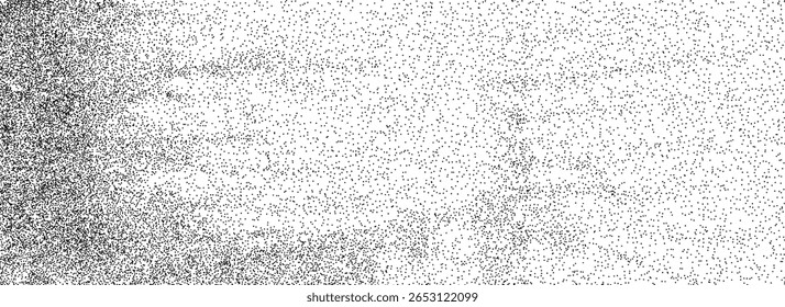 Textura de grãos arenosos abstratos. Fundo de ruído de grão pontilhado. Sobreposição de partículas de poeira de socorro. Fundo de areia pontilhada grunge. Pedra manchas, manchas, granulado papel de parede. Textura de impressão de trabalho de ponto vetorial