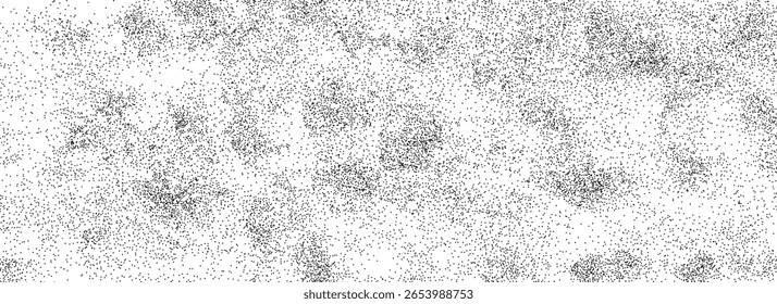 Textura de grãos arenosos abstratos. Fundo de ruído de grão pontilhado. Sobreposição de partículas de poeira de socorro. Fundo de pedra pontilhada Grunge. Areia manchas, manchas, granulado papel de parede. Textura de impressão de ranhura de ponto vetorial