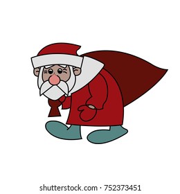 Abstract Santa Claus