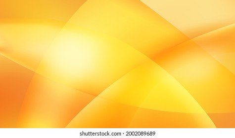 Abstract saturated light warm redish yellow and mustard orange background. Glowing vector graphic wallpaper