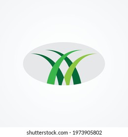 Abstract Saudi Arabia palm tree icon logo design.