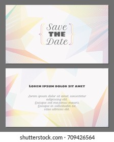 Abstract save the date card. Abstract universal background. Vector illustration