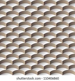 abstract scale 3D seamless pattern background
