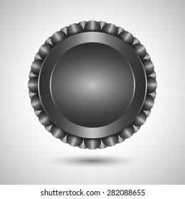 Abstract scale frame or button for backgrounds and as part of other creative designs. Editable vector with several layers. Eps 10