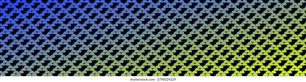 Abstract scallop pattern with gradient colors for modern design.