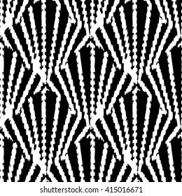 Abstract scallop pattern seamless vector background tile
