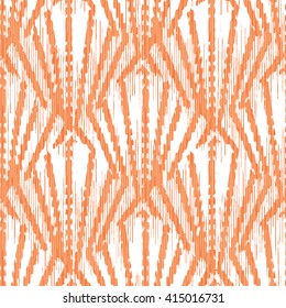 Abstract scallop pattern seamless vector background tile
