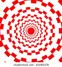 Abstract the scalloped circles. Vector background. Gear background