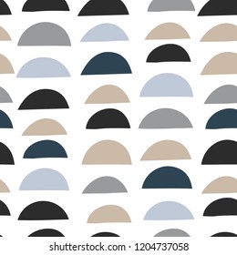 Abstract scandinavian pattern. Hand drawn modern pattern for posters, cards, t-shirts.