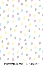 Abstract scandinavian pattern. Hand drawn modern pattern for posters, cards, notebook pages.