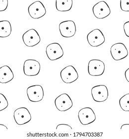 Abstract scandinavian pattern. Hand drawn modern pattern for posters, cards, t-shirts.